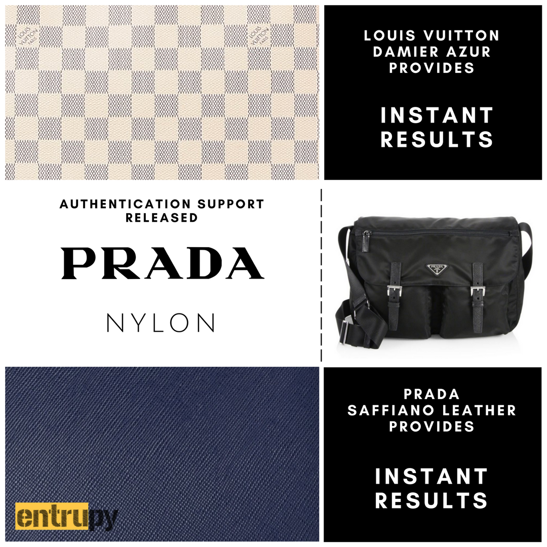 Prada Re Edition 2005 Nylon Blue Bag With Entrupy Authentication