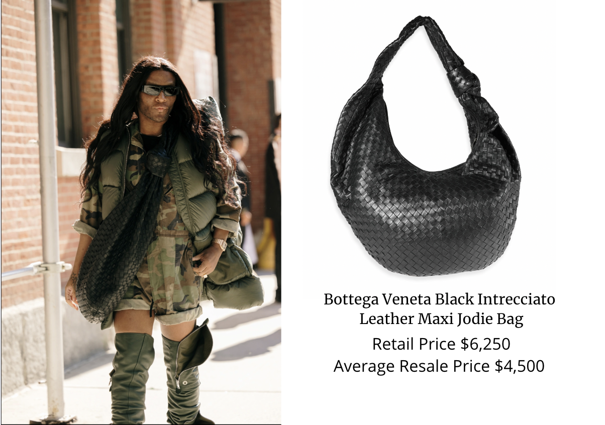 New York Fashion Week: Bottega Veneta 'Pouch' bag street style